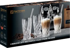 Nachtmann Latte Macchiato Set/4 + 4 Glastrinkhalme 7604/8tlg. Noblesse 104671 11 Nachtmann Latte Macchiato Set/4 + 4 Glastrinkhalme 7604/8tlg. Noblesse 104671 -Küchenutensilien Laden 027cbf199245373506f099df1d9a2cd8