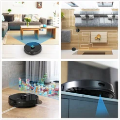 AIRROBO T10+ LDS Staubsauger Roboter 3-in-1 Saugroboter Mit Wischfunktion Saugroboter 2700Pa Mit Automatischer Absaugstation & Elektrische Kontrollwassertank -Küchenutensilien Laden 02b218bb32da6f406d440144ceddeac5