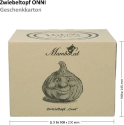 Mambocat Zwiebeltopf Onni Terrakotta Vorrats-Dose Mit Deckel Zur Aufbewahrung Von Ca. 900g Zwiebeln 19 Mambocat Zwiebeltopf Onni Terrakotta Vorrats-Dose Mit Deckel Zur Aufbewahrung Von Ca. 900g Zwiebeln -Küchenutensilien Laden 04137a4a193ffac914385323aae294fe