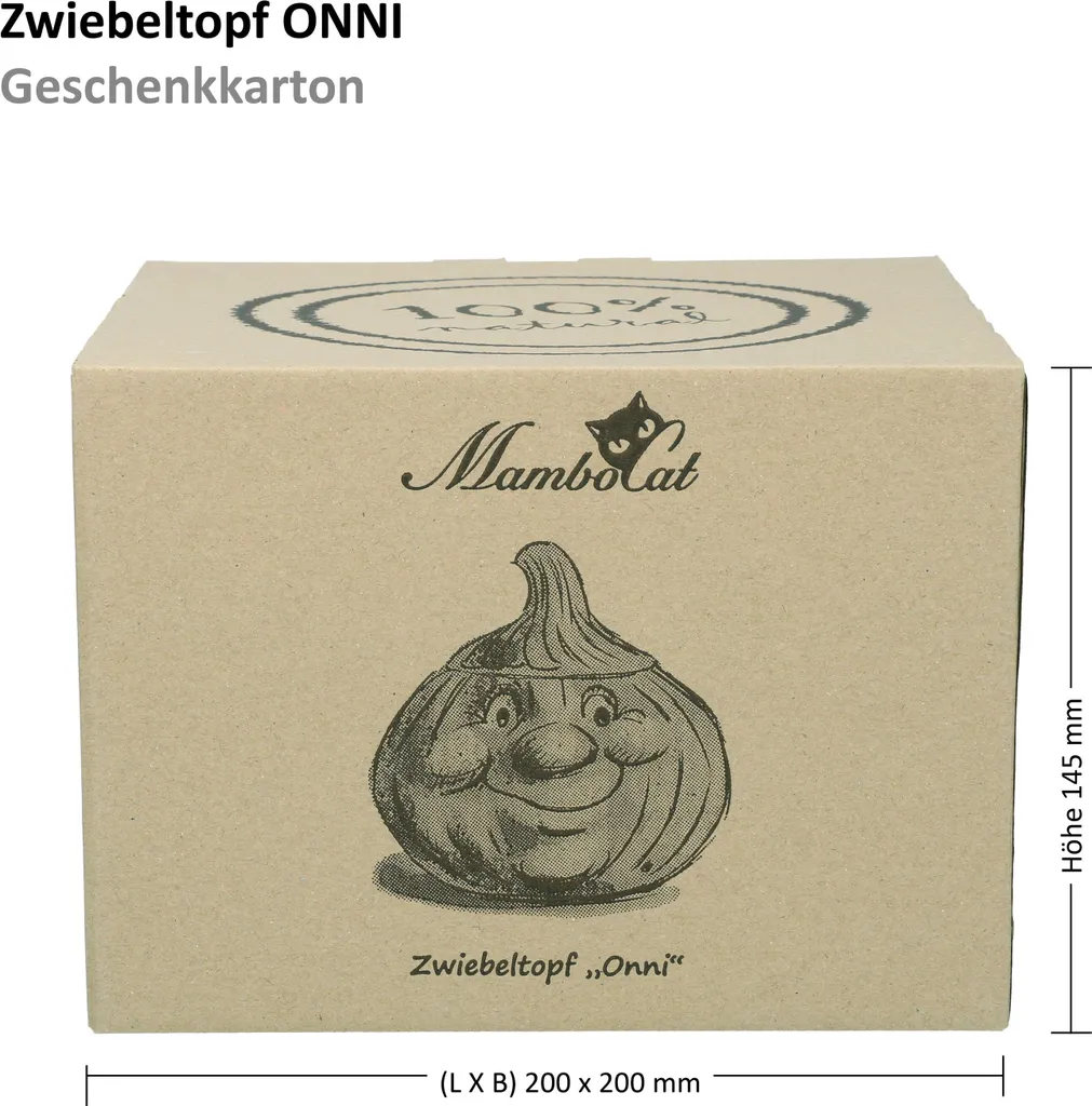 Mambocat Zwiebeltopf Onni Terrakotta Vorrats-Dose Mit Deckel Zur Aufbewahrung Von Ca. 900g Zwiebeln 11 Mambocat Zwiebeltopf Onni Terrakotta Vorrats-Dose Mit Deckel Zur Aufbewahrung Von Ca. 900g Zwiebeln – Bild 9