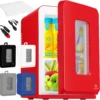 KESSER® 2in1 Mini Kühlschrank Kühlbox 15 Liter Kühl Und Heizfunktion Tragbarer AC DC 220-240V/12V Steckdose Und Zigarettenanzünder Warmhaltebox Mini-Thermobox Auto Büros Zimmer Camping Garten , Farbe:Schwarz, Größe:15L -Küchenutensilien Laden 04cc370f8b18382c66b67d61c1a3c273