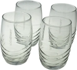 Sodastream Trinkglas 4er-Pack, Passend Zu Sodastream-Glaskaraffen -Küchenutensilien Laden 04f460d0ed863c2824524404a8c3cdde