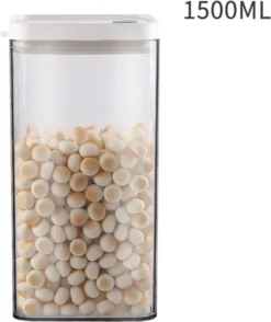 Vorratsbehälter Für Lebensmittel Quadratischer Vorratsbehälter Aus Kunststoff Aus Kunststoff (1500 Ml) 1 Stk -Küchenutensilien Laden 05fabdc23ba62d5bc5ec5a229105a36b