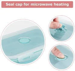 Faltbare Frischhaltedosen, 4 PCS Kitchen Vorratsdosen Set Faltbare Brotbox Silikon Zusammenklappbaren Container, Camping Schüssel Faltbar Set, Frischhalteboxen Für Kühlschränke -Küchenutensilien Laden 06bc3c50903243db5343141cdb72eb48