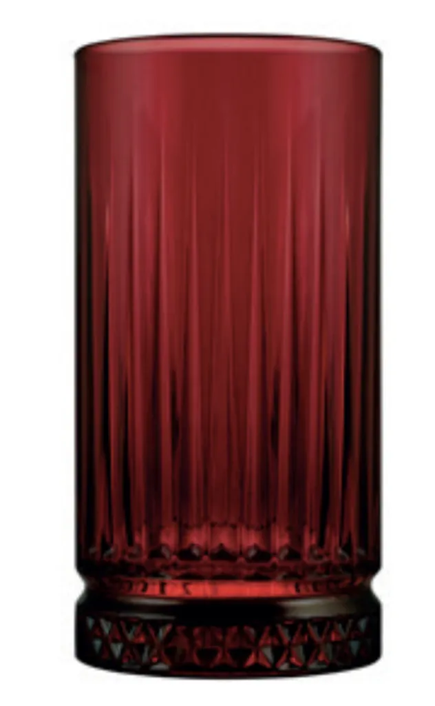 Pasabahce Elysia Wassergläser Longdrinkgläser 4er Set Lang Rot 450ml 520015 4 Pasabahce Elysia Wassergläser Longdrinkgläser 4er Set Lang Rot 450ml 520015 – Bild 2