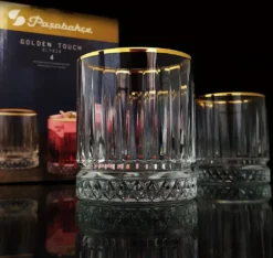 Pasabahce ELYSIA 520004 4er Set Wassergläser Kurz 355 Ml Wassergläser Softdrink -Küchenutensilien Laden 08985399880197958a88623acfa32ff7