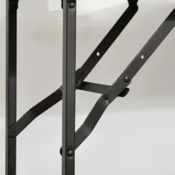 HOMCOM Küchenwagen Küchenrollwagen Servierwagen Mit 1 Klappbaren Tischplatte 2 Tabletts Und 1 Offenes Regal Rollen Verstellbare Fußpolster E1-Spanplatte Metall Rustikal-Braun 118 X 36,5 X 82 Cm -Küchenutensilien Laden 090e36f5bff42f9c0bf2d1be7b2caa58