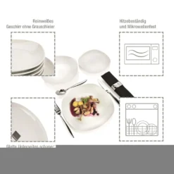 Tafelservice "Bilgola" By Sänger, 18 Teilig Für 6 Personen, Im Abgerundetem Design 21 Tafelservice "Bilgola" By Sänger, 18 Teilig Für 6 Personen, Im Abgerundetem Design -Küchenutensilien Laden 0bd2ddc92e97ba040562476cfde14ad1