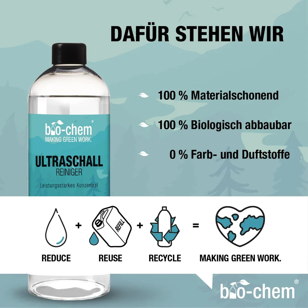 BioChem Ultraschallreiniger Konzentrat, 1000 Ml, Flüssigkeit (Konzentrat), Flasche, Für Die Nutzung Im Innenbereich Geeignet 9 BioChem Ultraschallreiniger Konzentrat, 1000 Ml, Flüssigkeit (Konzentrat), Flasche, Für Die Nutzung Im Innenbereich Geeignet – Bild 7
