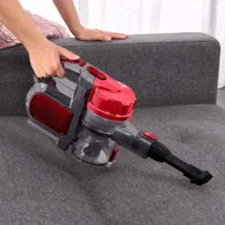 Juskys 2in1 Handstaubsauger & Akku Staubsauger - Beutellos & Kabellos – Bis 55 Min Laufzeit - Lithium-Ionen Akku, Wandhalterung & Ladestation – Rot -Küchenutensilien Laden 11040854177bb0a1176aa33d765dfc4b