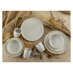 CreaTable 33320 Tafelservice Rondo Schiefer Für 6 Personen, Steinzeug, Schwarz (1 Set, 12-teilig) -Küchenutensilien Laden 12bfeecb487d8cb53db3c2ebc35f7c3e