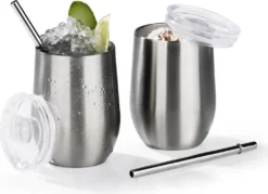 GOURMETmaxx Getränkebecher Inkl. Trinkhalm - 2er-Set -Küchenutensilien Laden 12f756448c6c4c2d79f24241db96ecd9