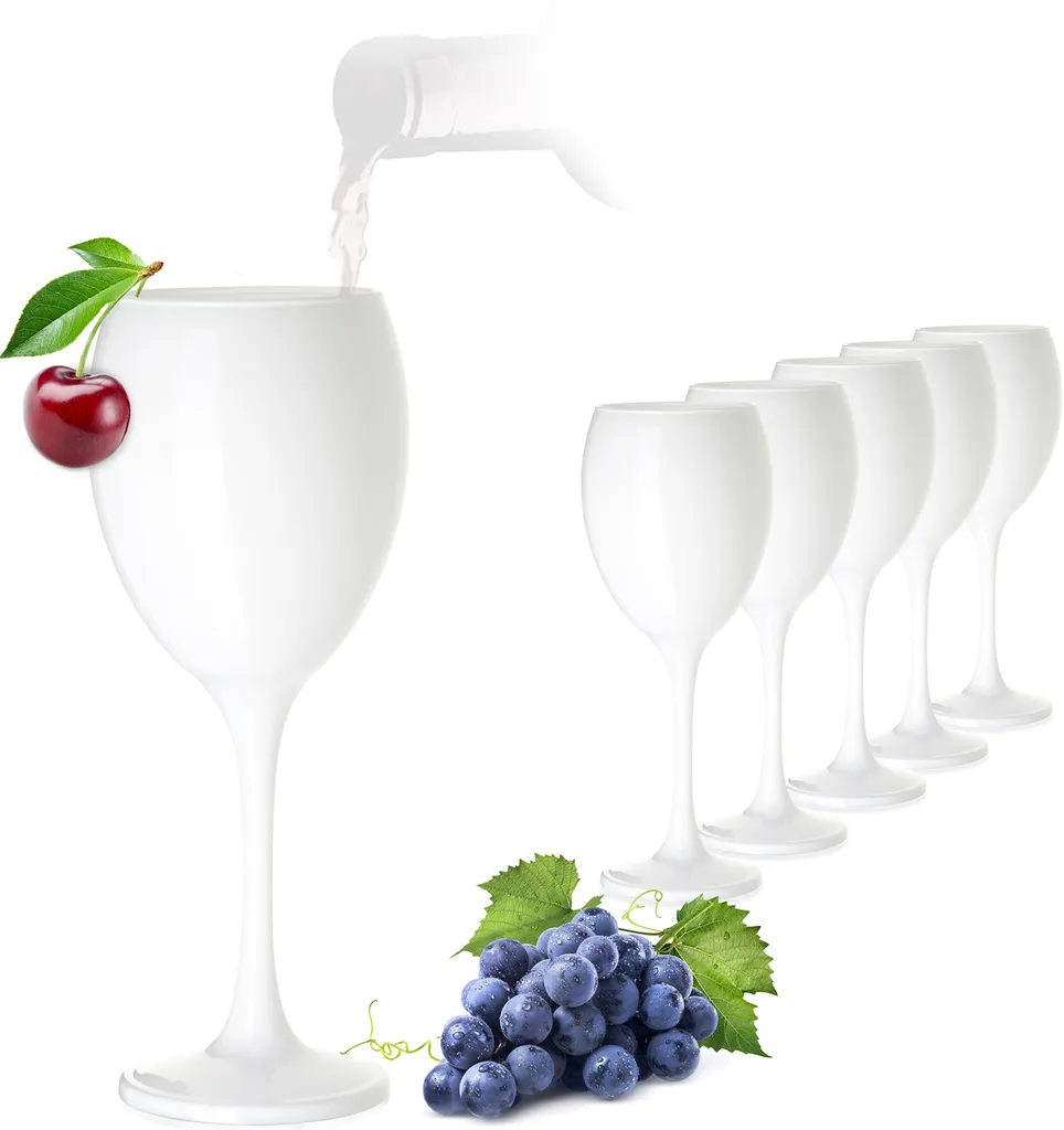 Weiße Weingläser Wasserglas Set 6 Teilig 130ml (max. 320ml) Aus Glas Massiv Weißweingläser Rotweingläser 3 Weiße Weingläser Wasserglas Set 6 Teilig 130ml (max. 320ml) Aus Glas Massiv Weißweingläser Rotweingläser