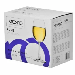 KROSNO Pure Weißweinglas, 6er-Set, 250 Ml -Küchenutensilien Laden 15179c9dfb1a414940ecab08f318b968