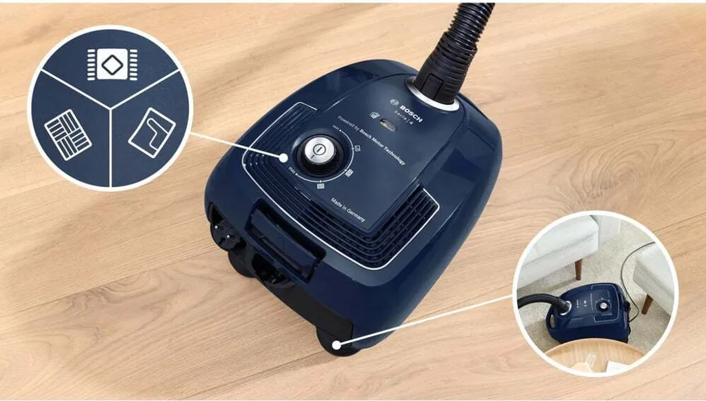 Bosch BGD38BU2 Bodenstaubsauger Schwarz 4 Bosch BGD38BU2 Bodenstaubsauger Schwarz – Bild 2