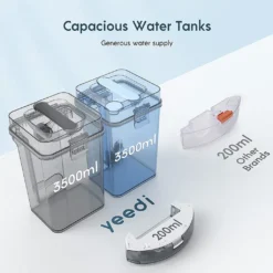 Yeedi Mop Station 2-in-1 Wischroboter, Mopp- Und Saugroboter, Automatisch Waschen Von Mopps, Druckbeaufschlagte Mopps, 2500 Pa, Visuelle Navigation, Teppicherkennung -Küchenutensilien Laden 188b966b031297f71b3514352bb623db