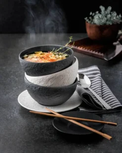 Villeroy & Boch Manufacture Rock Tafelservice 18-teilig Schwarz -Küchenutensilien Laden 18acaec58d74304707a04cc07d0ac5f1