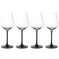 Villeroy & Boch Rotweinkelch, Manufacture Rock Klar,schwarz, 4 Tlg. -Küchenutensilien Laden 19c57b41fcc1f0b897514df30576736a