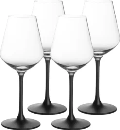 Villeroy & Boch Rotweinkelch, Manufacture Rock Klar,schwarz, 4 Tlg. -Küchenutensilien Laden 1efcc90794bb7620caea9b1abac71931