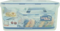 Lock & Lock Classic Vorratsdose 6,50 L, Recheckig, 294x230x138 Mm, Semi-transparent/blau -Küchenutensilien Laden 204601c72c4937ad927910f75467ce74