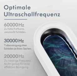 Ultraschallreiniger Ultraschallreinigungsgerät Ultraschallgerät 250ml Ultraschallbad Ultrasonic Cleaner 3000 Hz Für Brillen Schmuck Uhr -Küchenutensilien Laden 21b522c115928dd7005280f24ad4ce4d