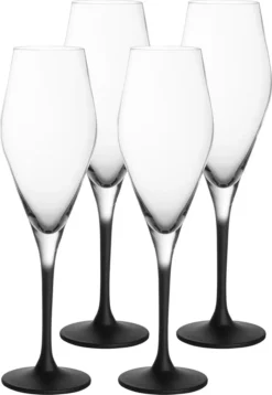 Villeroy & Boch Champagnerkelch Manufacture Rock Klar,schwarz, 4 Tlg. -Küchenutensilien Laden 21b731e940b36dbe270100248c696f75