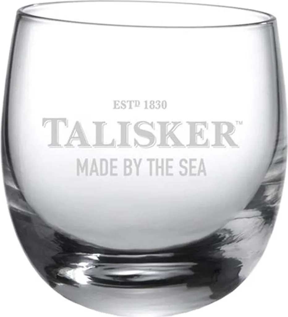 Talisker Rocking Glas Mit Logo Und Schriftzug, Single Malt Whiskey Whisky Alkohol Drink Glas, 250 Ml, 100502 3 Talisker Rocking Glas Mit Logo Und Schriftzug, Single Malt Whiskey Whisky Alkohol Drink Glas, 250 Ml, 100502
