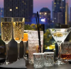 Pasabahce Timeless 520205 Longdrink Glas Wassergläser Kristall Design 4´er Set Transparent 365 Ml -Küchenutensilien Laden 24329aac8c6768fd3daf826b76a41fec