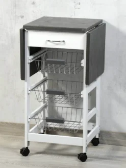 Kesper Küchenwagen Mit Ausklappbaren Seitenflächen -Küchenutensilien Laden 2446927651b193488804cc05c06bad17