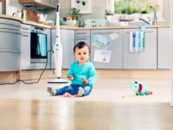 Leifheit Dampfreiniger CleanTenso Inkl. 2er Set Ersatz-Wischbezüge -Küchenutensilien Laden 24941f7e51348d5d42cece740e15880f