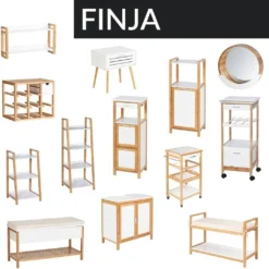 Wenko Küchenwagen Finja Aus Bambus -Küchenutensilien Laden 269eb2785f7a131c7b77f84f68912709