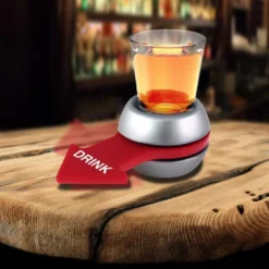 Shot Glas Spinner | Party-Spiel | Trinkspiel | Einschenken, Drehen, Trinken. Inklusive Shotglas Und Drehmechanismus -Küchenutensilien Laden 28c899abb227747861bdac72ee5293e3