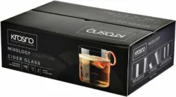 KROSNO Mixology Cidergläser, 6er-Set, 350 Ml -Küchenutensilien Laden 28ccc643a5268e2c9dbbf0da9eb2c672