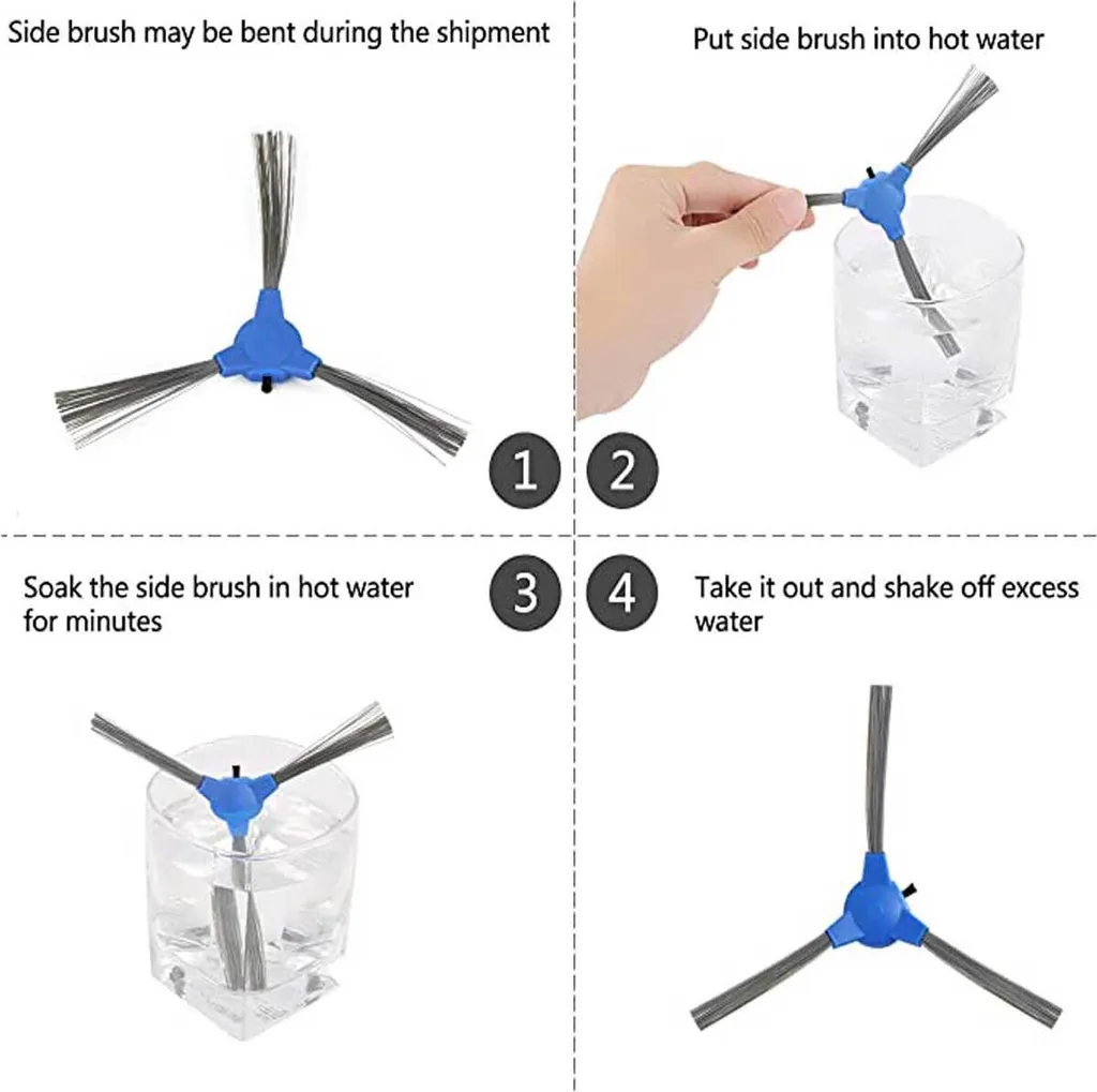 Bundle Set Für Eufy RoboVac 11S Max 15C Max 30c Max G20 G30 G10 Ersatz Zubehör Seiten Bürste Filter Laufrolle 6 Bundle Set Für Eufy RoboVac 11S Max 15C Max 30c Max G20 G30 G10 Ersatz Zubehör Seiten Bürste Filter Laufrolle – Bild 4