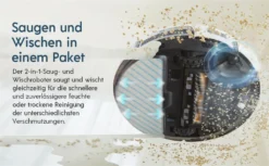 Yeedi Vac 2 Pro Staubsauger Saugroboter Wischfunktion 3000Pa 5200mAh 240min Kehrroboter -Küchenutensilien Laden 2ce920d41f7c5ddb2135568c5341c5f8