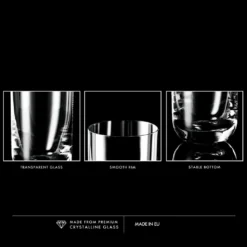 KROSNO Longdrinkgläser Wassergläser Trinkgläser | Set Von 6 | 360 ML | Glamour Kollektion | Perfekt Für Zuhause, Restaurants Und Partys | Spülmaschinenfest -Küchenutensilien Laden 2d0fb1b14aa66141e0b69a1b514b4c68