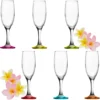 Sektgläser Bunt Aus Glas 150ml (max.190ml) Set 6-Teilig Champagnergläser Prosecco Gläser -Küchenutensilien Laden 2ed87a717ffc7e5dee1fc19e522dd34c