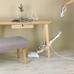 CLEANmaxx Dampfbesen - Mit Knickgelenk - Gold/weiß Dampfreiniger Steam Hygiene Fliesen Küche Bad Reinigung -Küchenutensilien Laden 2edb7bfeadd45b5078ab673bf9a6e5d6