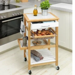 Wenko Küchenwagen Finja Aus Bambus -Küchenutensilien Laden 32be7bf1cec4730d0c6cfcec396e3d97