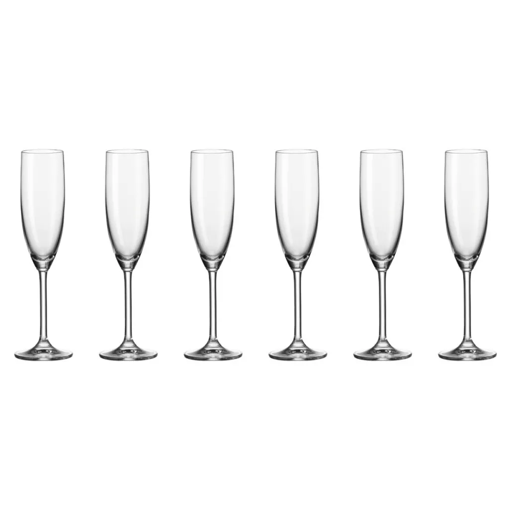 Leonardo Daily Sektglas, 6er Set, Champagnerglas, Proseccoglas, Glas, 210 Ml, 35243 4 Leonardo Daily Sektglas, 6er Set, Champagnerglas, Proseccoglas, Glas, 210 Ml, 35243 – Bild 2