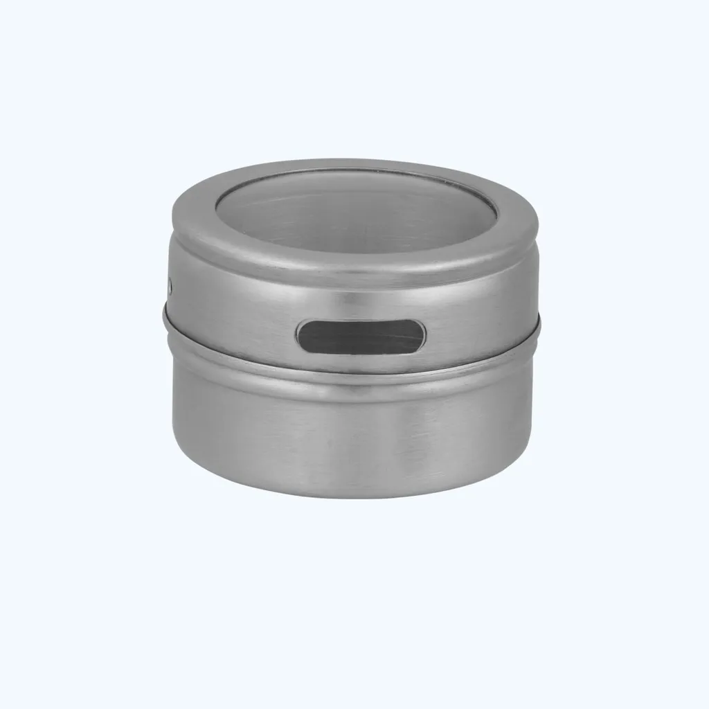 Fackelmann Magnetische Gewürzdose, Vorratsdose Mit Streuöffnungen, Aufbewahrungsdose Aus Edelstahl (Farbe: Silber/Transparent), Menge: 1 Stück 5 Fackelmann Magnetische Gewürzdose, Vorratsdose Mit Streuöffnungen, Aufbewahrungsdose Aus Edelstahl (Farbe: Silber/Transparent), Menge: 1 Stück – Bild 3