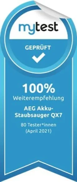 AEG QX7-1-P5IB 2in1 Akku-Staubsauger (Schlanke Bauform, Power-Softrolle, Besonders Effektiv Auf Hartböden, Bis Zu 50 Min Laufzeit, 21,6 Volt, Inkl. Zubehör -Küchenutensilien Laden 34373f1b3ecfb0489a1e6ec138eeea0c