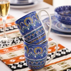 Vancasso Tafelservice Porzellan, Mandala 16 Teiliges Essgeschirr Kombiservice, Handbemaltes Geschirrset Für 4 Personen, Böhmischer Stil 20 Vancasso Tafelservice Porzellan, Mandala 16 Teiliges Essgeschirr Kombiservice, Handbemaltes Geschirrset Für 4 Personen, Böhmischer Stil -Küchenutensilien Laden 34a65c5387668ed2459e53c345012391