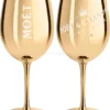Moet & Chandon Champagne Champagner Glas Gläser Set - 2er Set Gold 2 Moet & Chandon Champagne Champagner Glas Gläser Set - 2er Set Gold -Küchenutensilien Laden 357f9256e8a243f1a1d2d3e322b6684f