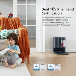 Roborock Auto-Empty Dock Für Roborock S7, S7 MaxV Staubsauger Roboter, Automatic Dust Collection, 3L Dust Bag, App-Control Schwarz -Küchenutensilien Laden 37bef2497c348eda642a6d79dd00cc15