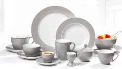 Ritzenhoff & Breker DOPPIO Grau Kaffeeservice 18-teilig -Küchenutensilien Laden 37d1aa2d89b2c660a52c94904f84a358