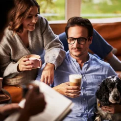 Tchibo 4er Latte Macchiato Gläser, Doppelwandig, Modernes Design, Heiß Und Kalt -Küchenutensilien Laden 3a6b68664914dc629d51bd3660a58888