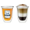 Creano Doppelwandige Gläser 250ml „DG-V“, 2er Set, Thermoglas Doppelwandig Aus Borosilikatglas, Kaffeegläser, Teegläser, Latte Gläser, Doppelwandgläser -Küchenutensilien Laden 3aab20507700de0e05cc1cccef187896
