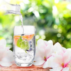 Elegante Trinkgläser 360ml (max. 440ml) Set 6 Teilig Wassergläser Saftgläser -Küchenutensilien Laden 3ab6e74bac8d7ce7c2d15e65781211aa