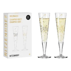 Goldnacht Champagnerglas-Set H22 Von Ritzenhoff Design Team -Küchenutensilien Laden 3adfb5325f9e1dc896429ee2892fb19a